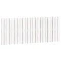 Tête de lit murale Blanc 147x3x60 cm Bois massif de pin