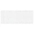 Tête de lit murale Blanc 147x3x60 cm Bois massif de pin