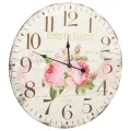 Horloge murale vintage Fleur 60 cm