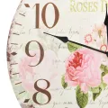 Horloge murale vintage Fleur 60 cm