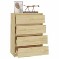 Armoire d'appoint 60x36x84 cm Bois de pin massif