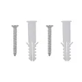 Miroirs muraux 2 pcs 50x50 cm Carré Verre