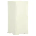 Armoire plastique 40x43x85,5 cm design bois glace à la vanille