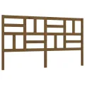 Tête de lit Marron miel 206x4x104 cm Bois massif de pin