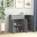 Buffet Sonoma gris 88x30x70 cm Bois d'ingénierie