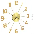 Horloge murale Métal 50 cm Doré