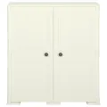 Armoire plastique 79x43x85,5 cm design bois glace à la vanille