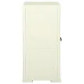 Armoire plastique 79x43x85,5 cm design bois glace à la vanille