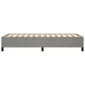 Cadre de lit Gris clair 100x200 cm Velours