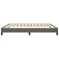 Cadre de lit Gris foncé 160 x 200 cm Velours