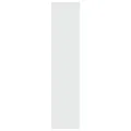 Bibliothèque/Séparateur de pièce Blanc brillant 100x30x135 cm