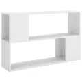 Bibliothèque Blanc 100x24x63 cm Aggloméré