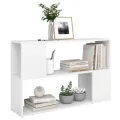 Bibliothèque Blanc 100x24x63 cm Aggloméré