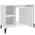 Meuble d'évier blanc 80x33x60 cm bois d'ingénierie