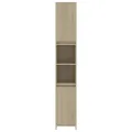 Armoire de salle de bain Chêne sonoma 30x30x183,5 cm Aggloméré