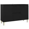 Buffet Noir 103,5x35x70 cm Aggloméré