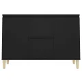 Buffet Noir 103,5x35x70 cm Aggloméré