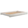 Tiroirs de lit 2 pcs Blanc Bois de pin massif