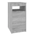Armoire à tiroirs Sonoma gris 40x50x76 cm Bois d'ingénierie