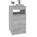 Armoire à tiroirs Sonoma gris 40x50x76 cm Bois d'ingénierie