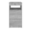 Armoire à tiroirs Sonoma gris 40x50x76 cm Bois d'ingénierie