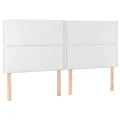 cadre de lit avec matelas et LED Blanc 200x200 cm