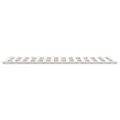 Cadre de lit blanc 140x200 cm bois de pin massif