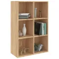 Bibliothèque/Buffet chêne sonoma 66x30x98 cm bois d'ingénierie