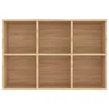 Bibliothèque/Buffet chêne sonoma 66x30x98 cm bois d'ingénierie