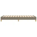 cadre de lit Taupe 80x200 cm Tissu