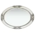 Miroir mural style baroque 50x70 cm Argenté