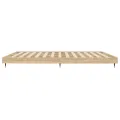 Cadre de lit chêne sonoma 180x200 cm bois d'ingénierie