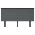 Tête de lit Gris 144x6x82,5 cm Bois massif de pin