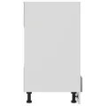 Armoire à four Sonoma gris 60x46x81,5 cm Bois d'ingénierie