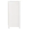 Buffet Blanc 100x35x74 cm Bois massif de pin