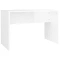 Tabouret de toilette Blanc brillant70x35x45cm Bois d'ingénierie