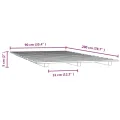 Cadre de lit 90x200 cm Bois de pin massif