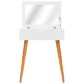 Coiffeuse avec miroir MDF 60 x 40 x 75 cm
