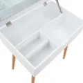 Coiffeuse avec miroir MDF 60 x 40 x 75 cm