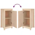 Buffets 2 pcs 40x35x80 cm Bois massif de pin