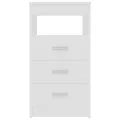 Armoire à tiroirs Blanc 40x50x76 cm Bois d'ingénierie