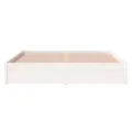 Cadre de lit Blanc Bois massif 160x200 cm