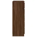 Commode Chêne marron 60x36x103 cm Bois d'ingénierie