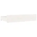 Tiroirs de lit 4 pcs Blanc Bois de pin massif