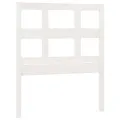 Tête de lit Blanc 95,5x4x100 cm Bois massif de pin