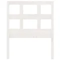 Tête de lit Blanc 95,5x4x100 cm Bois massif de pin