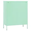 Armoire de rangement Vert menthe 80x35x101,5 cm Acier