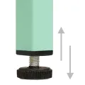 Armoire de rangement Vert menthe 80x35x101,5 cm Acier