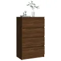 Buffet Chêne marron 60x35x98,5 cm Bois d'ingénierie