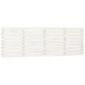 Tête de lit murale Blanc 166x3x63 cm Bois massif de pin